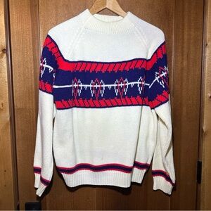 MONTGOMERY WARD‎ Nordic Ski Sweater  Size Large Women’s Vintage